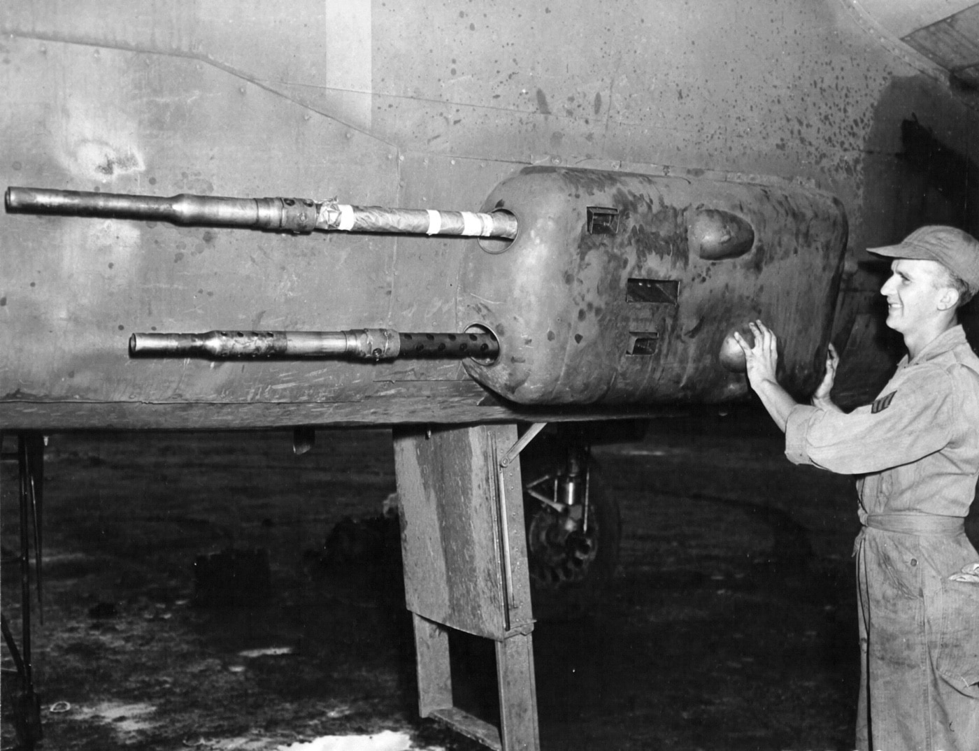 b-25 strafer side machine guns