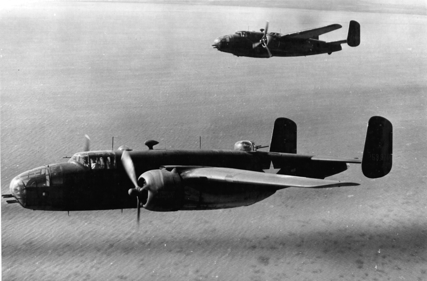 b-25 strafers skip bombing