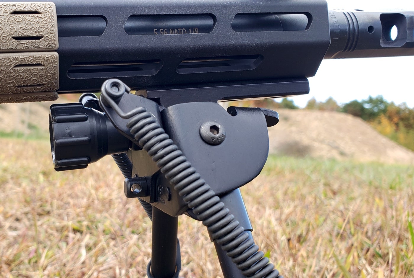 bipod attaches to saint m-lok