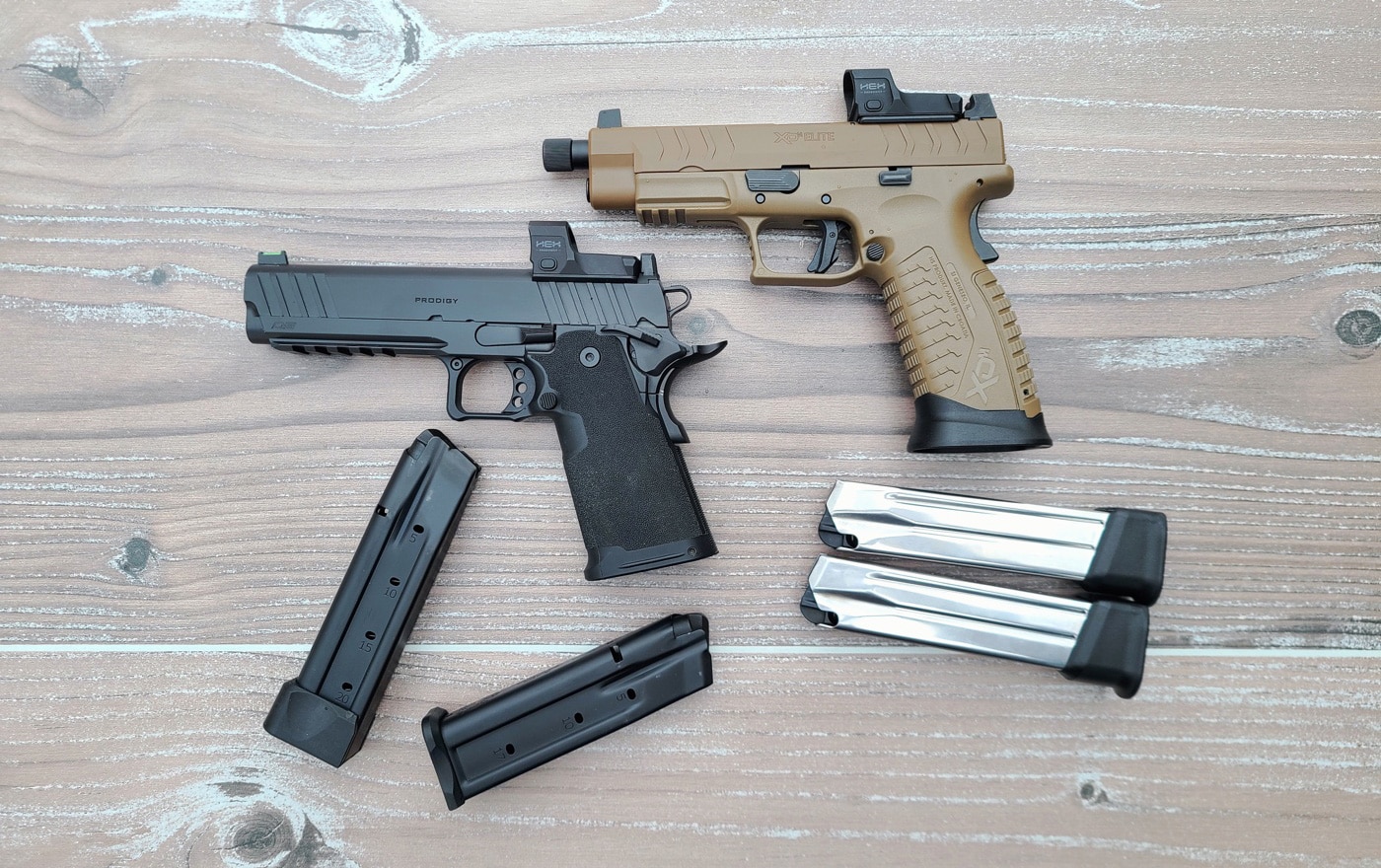 comparing springfield prodigy vs xd-m elite