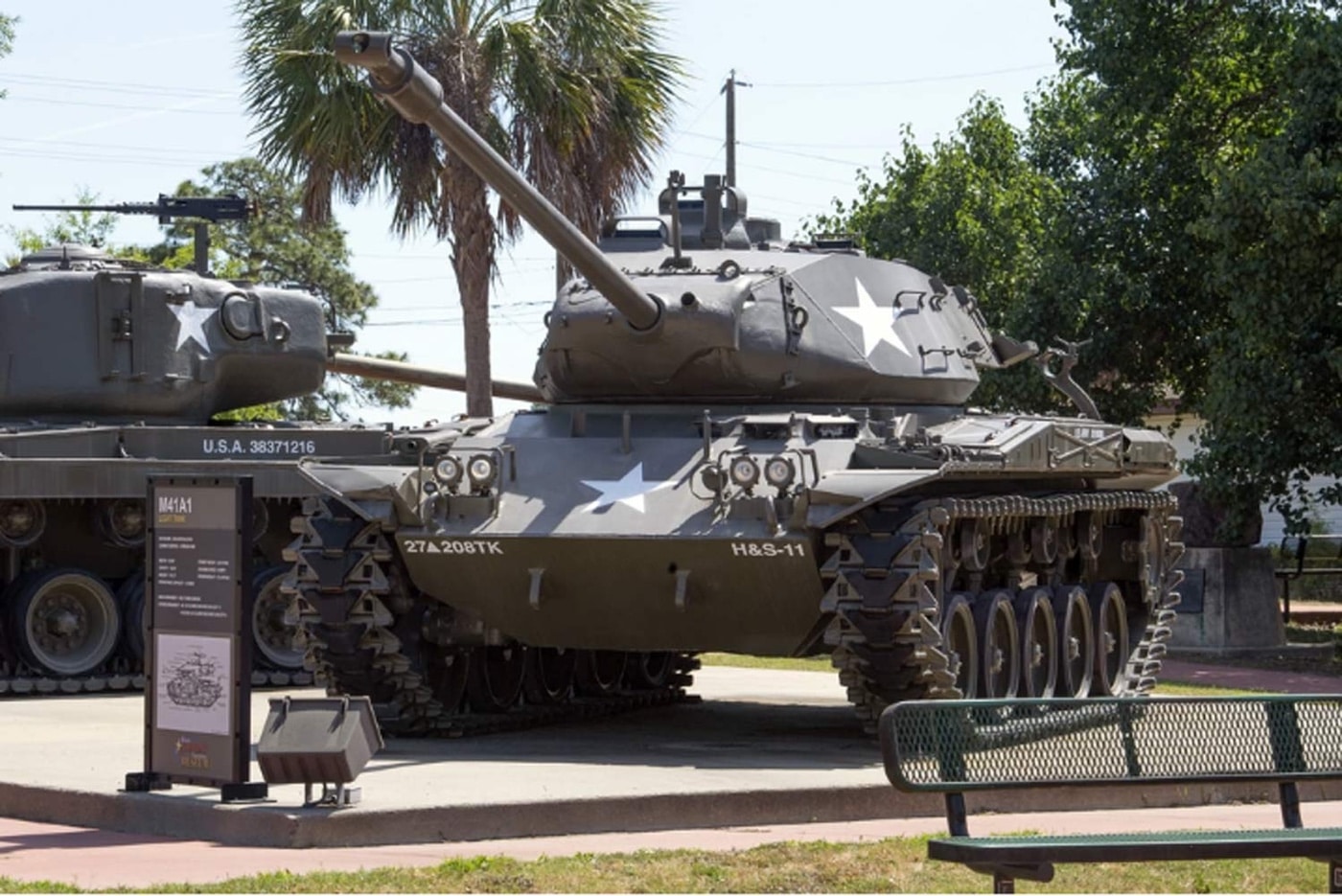 m41 tank at fort jackson