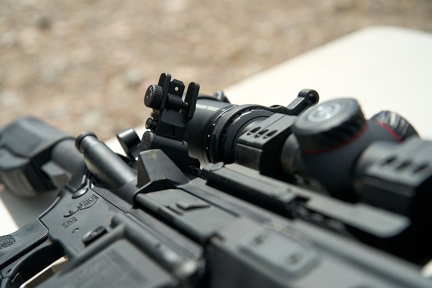 rear sight aperture