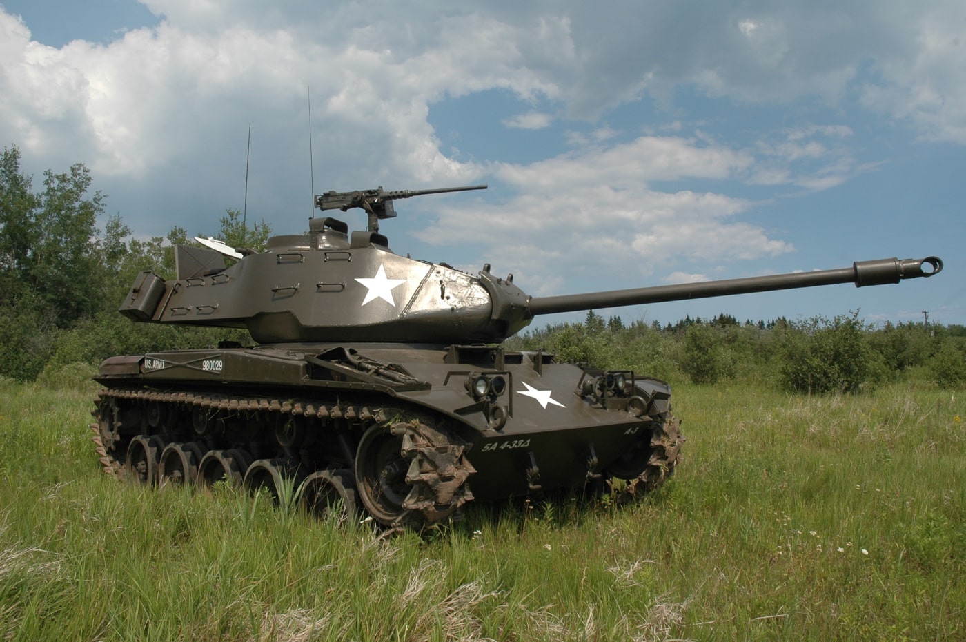 restored m41 tank
