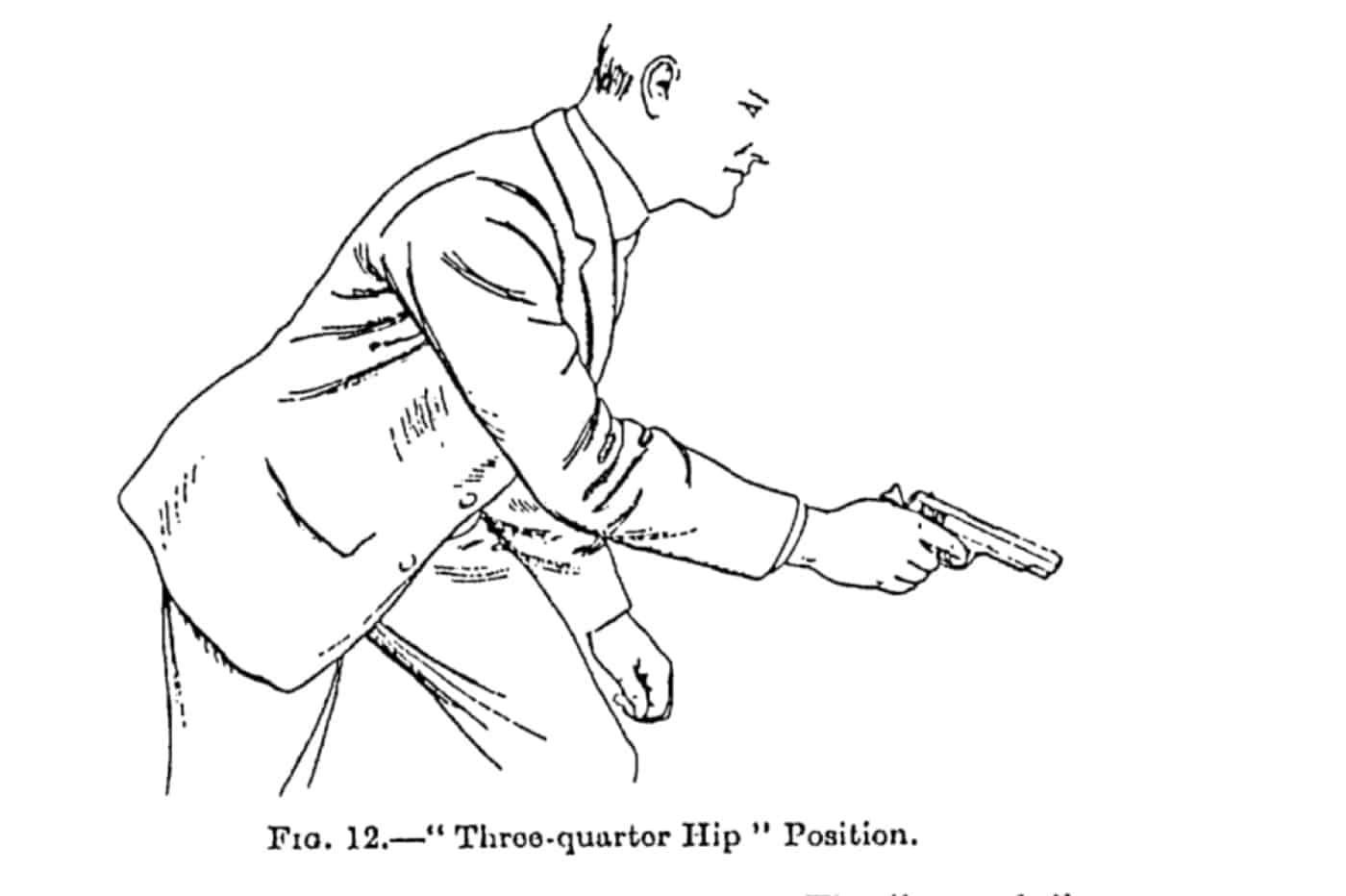 three-quarter hip position