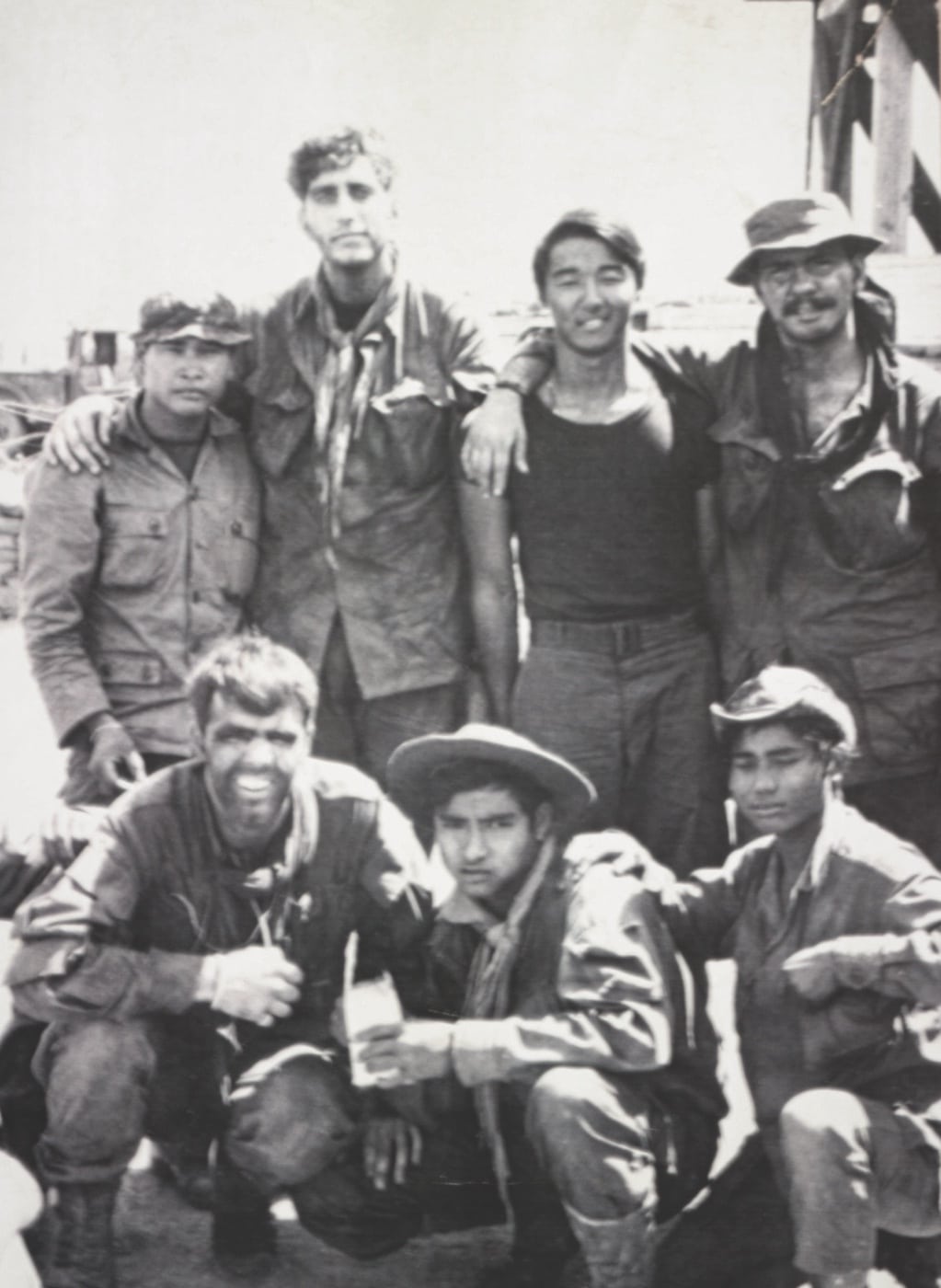 major john plaster with team in vietnam