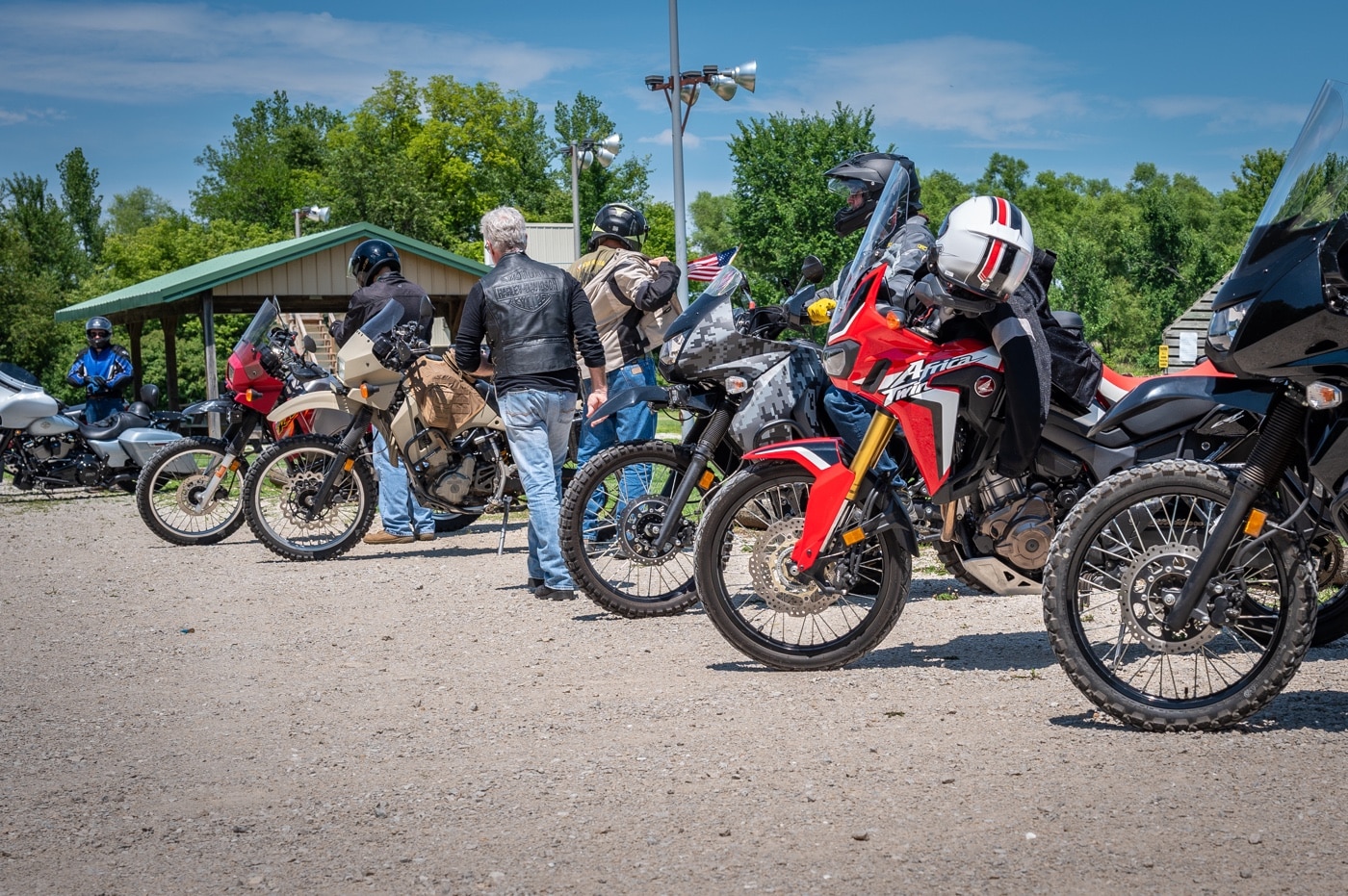 motorcycles and shooting at motoschutzen
