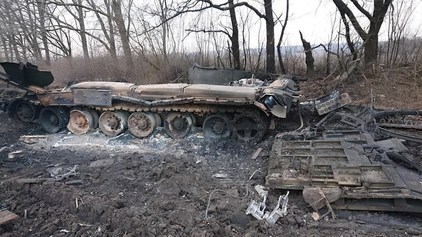 russian t-80 tank in ukraine