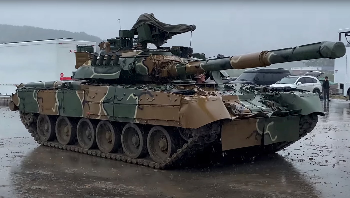south korean t-80u tank