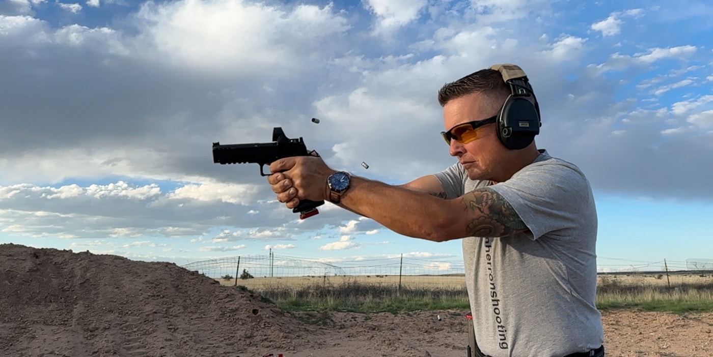 tim herron shooting springfield prodigy in shooting match