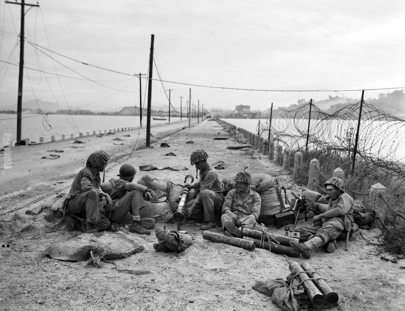 us marines with a m20 bazooka in the korean war
