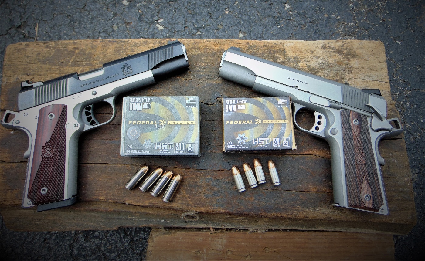10mm vs 9mm pistols