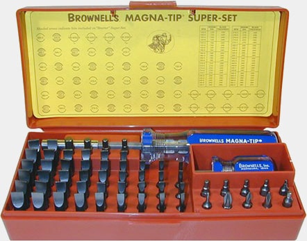 Brownells Magna-tip 58 Bit Master Screwdriver Set