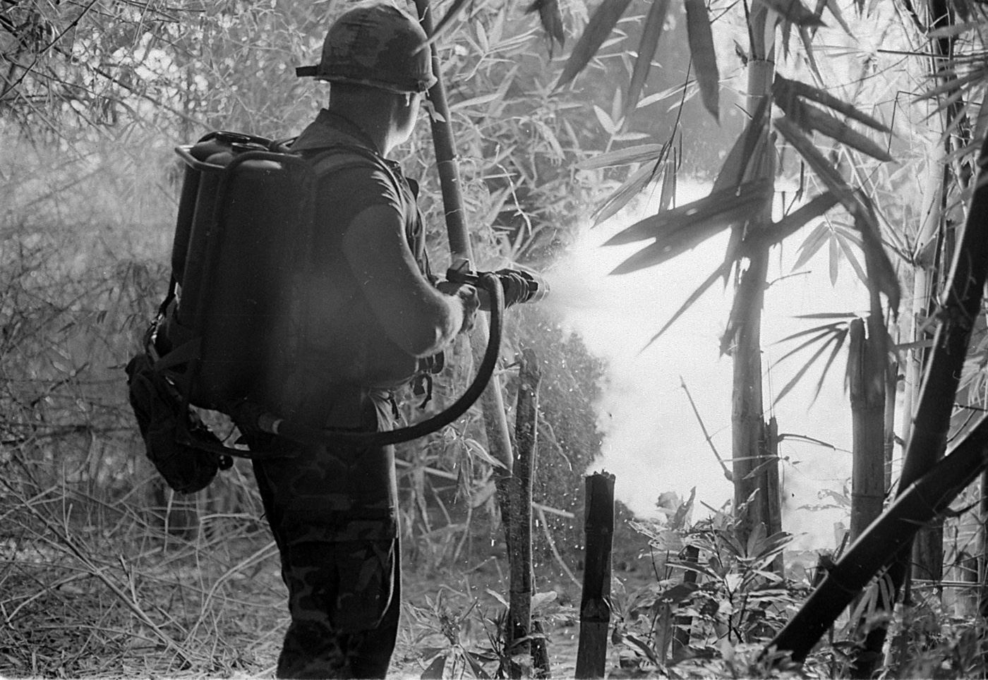 us marine flame thrower in vietnam