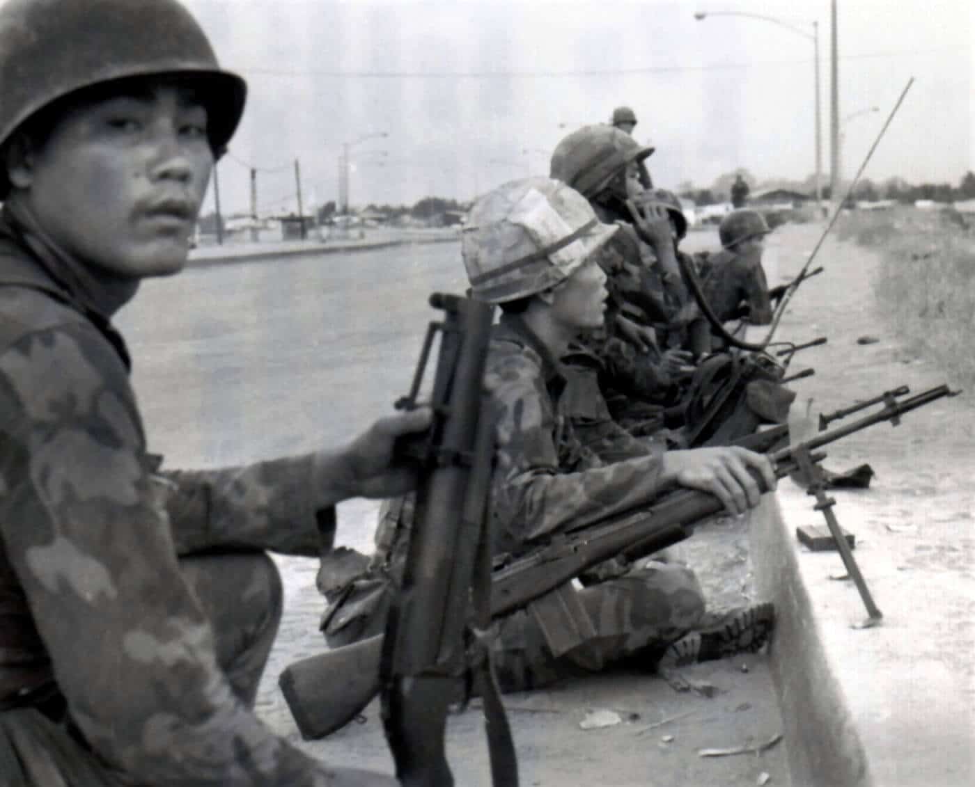 arvn ranger with m14e2 during tet