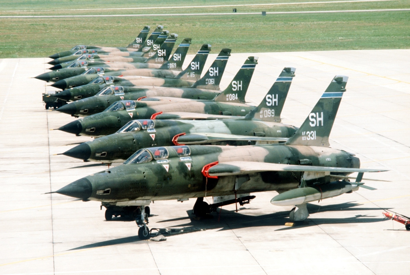 f-105 airplanes in 507th tactical fighter group