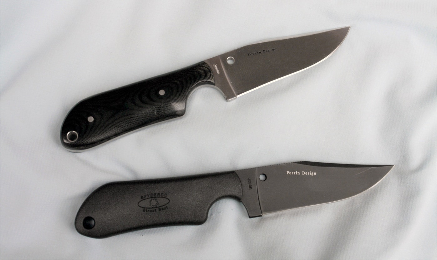 fixed blade knives with comfortable handle design and grip material