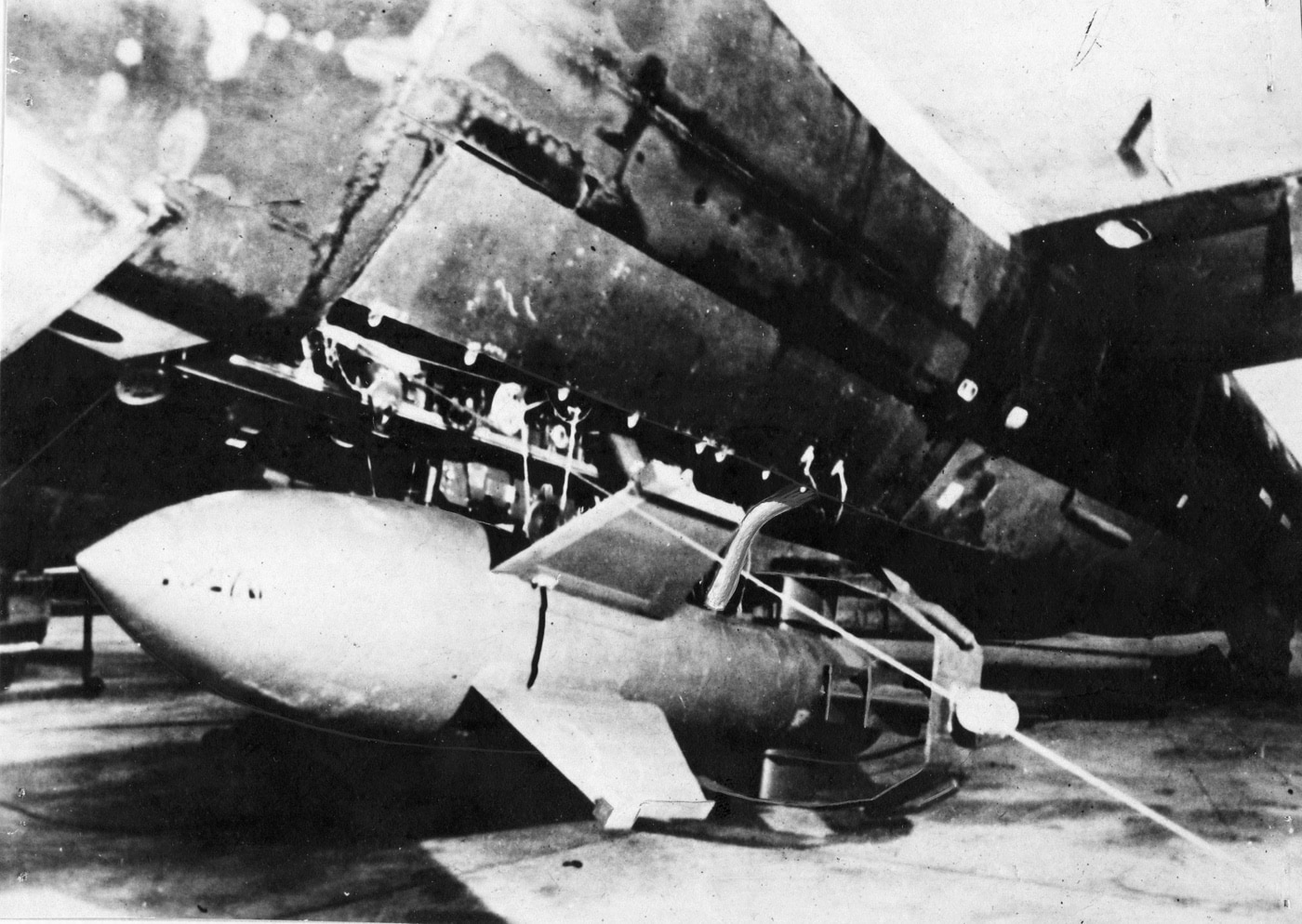 fritz x precision guided bomb loaded on heinkel he 177