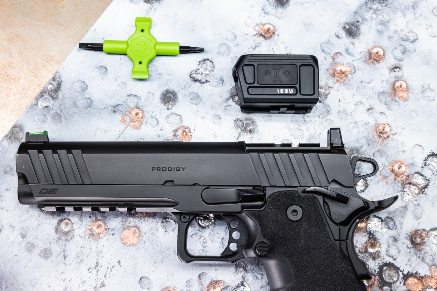 how to mount viridian rfx45 to springfield prodigy handgun