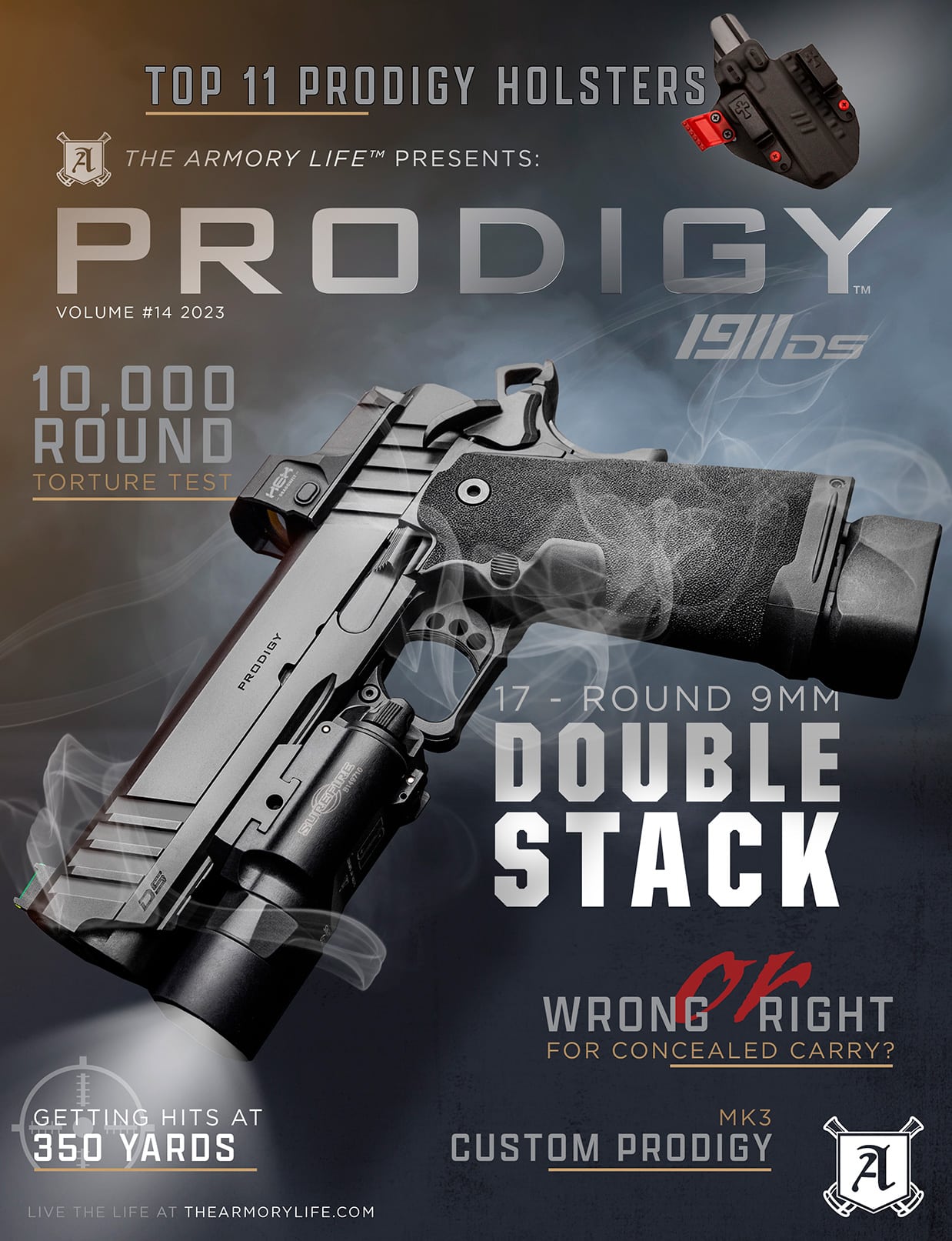 Cover for The Armory Life Digital Magazine Volume 14: 1911 DS Prodigy