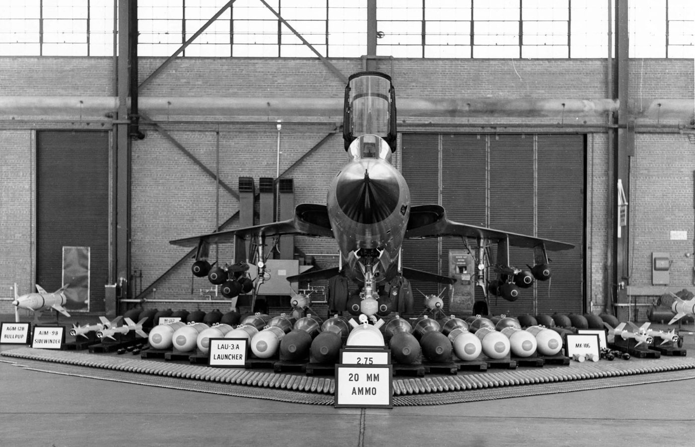 republic f-105 with full armamant