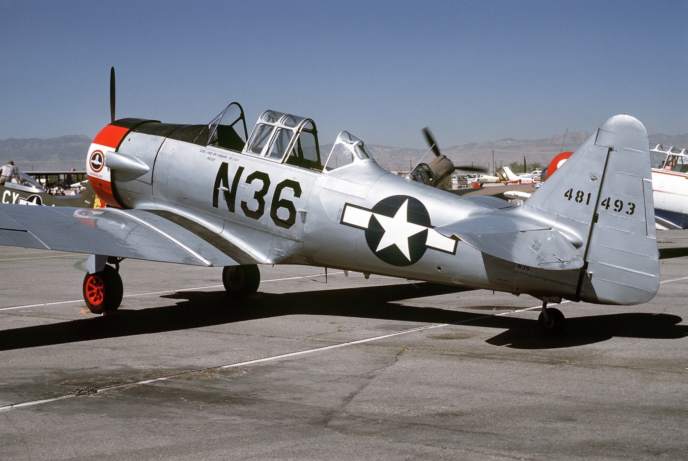 restored douglas sbd dauntless at an airshow