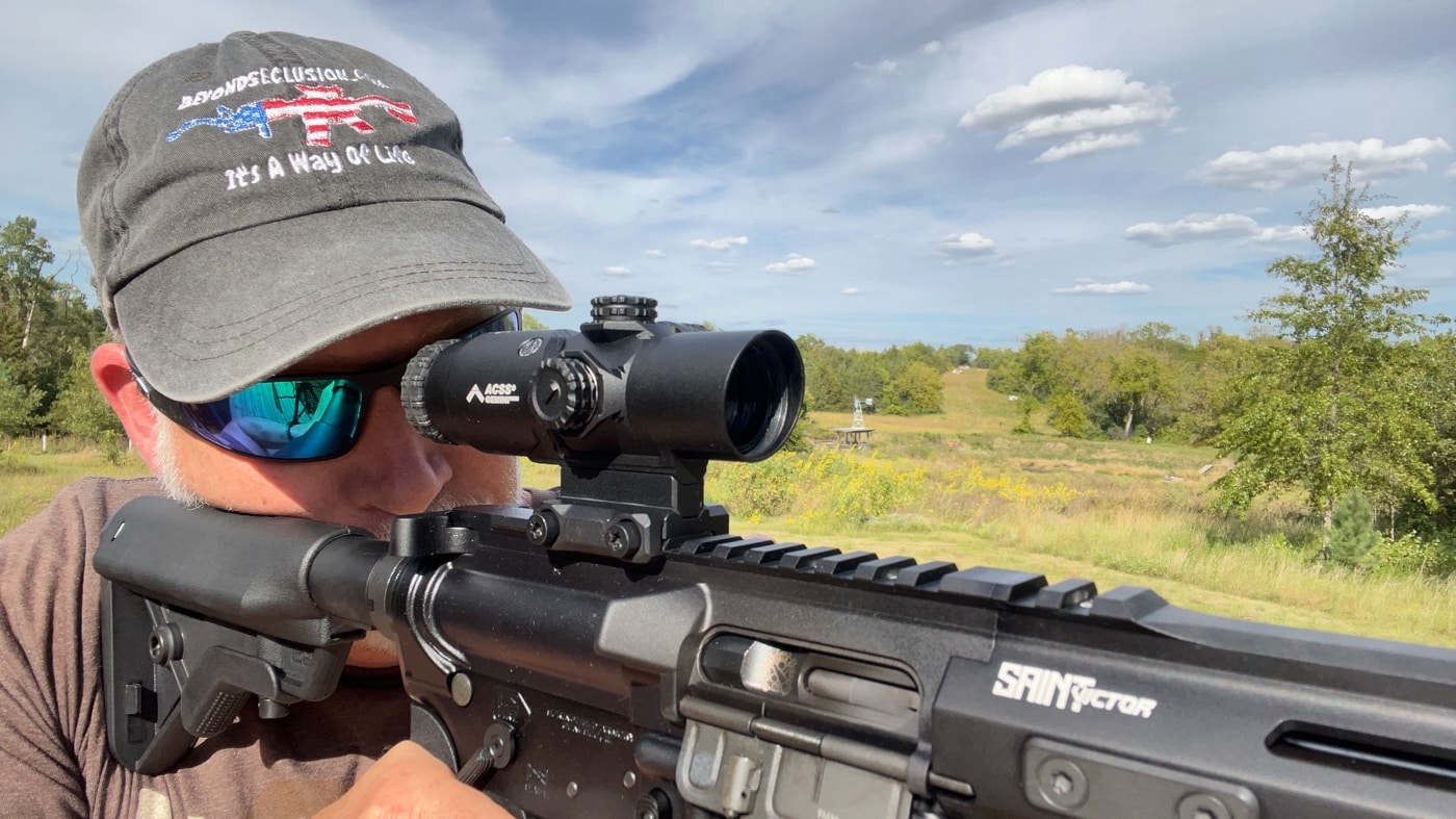 sighting in 9mm saint victor pistol caliber carbine ar rifle