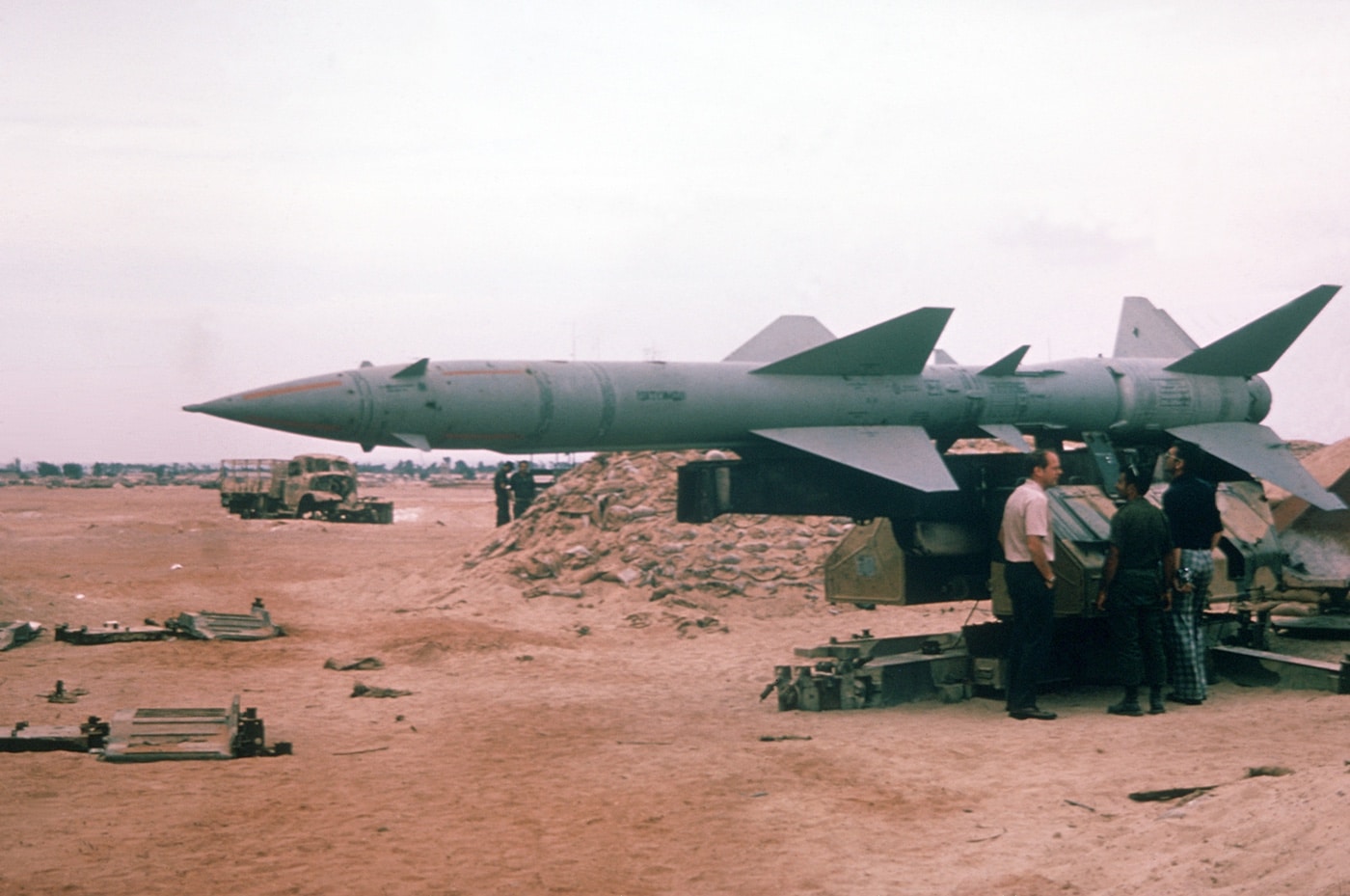 soviet union sa-2 radar guided anti-aircraft missile