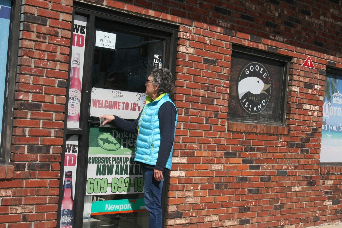 caution entering package store bar awareness