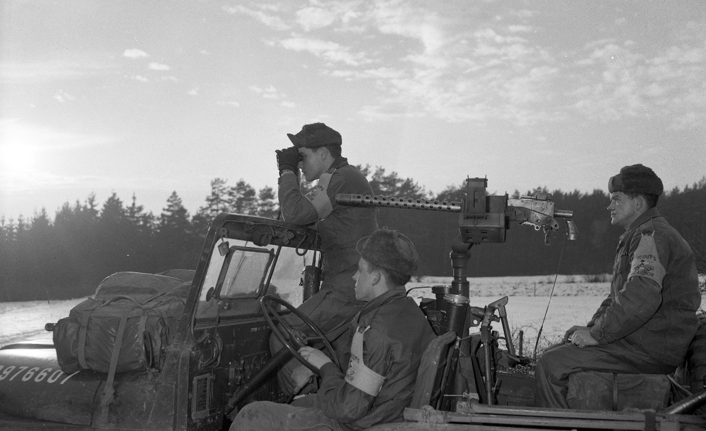 elvis presley 3rd armored division recon team