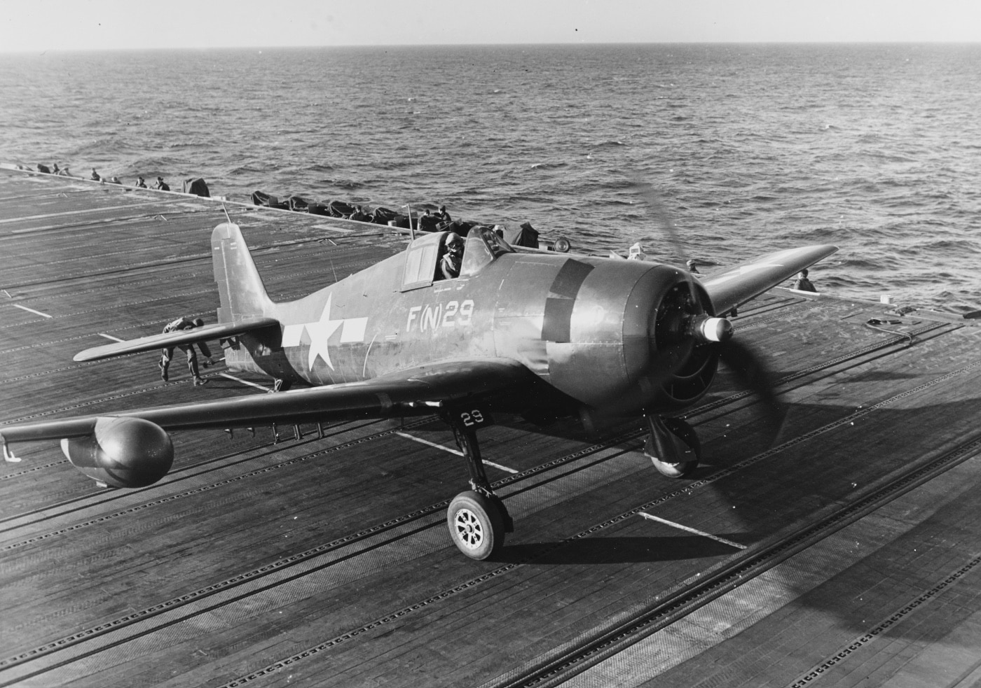 hellcat night fighter f6f-5n usmc us marines uss block island