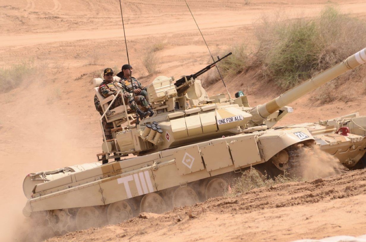 india t-90s bucket seats welded to the turret