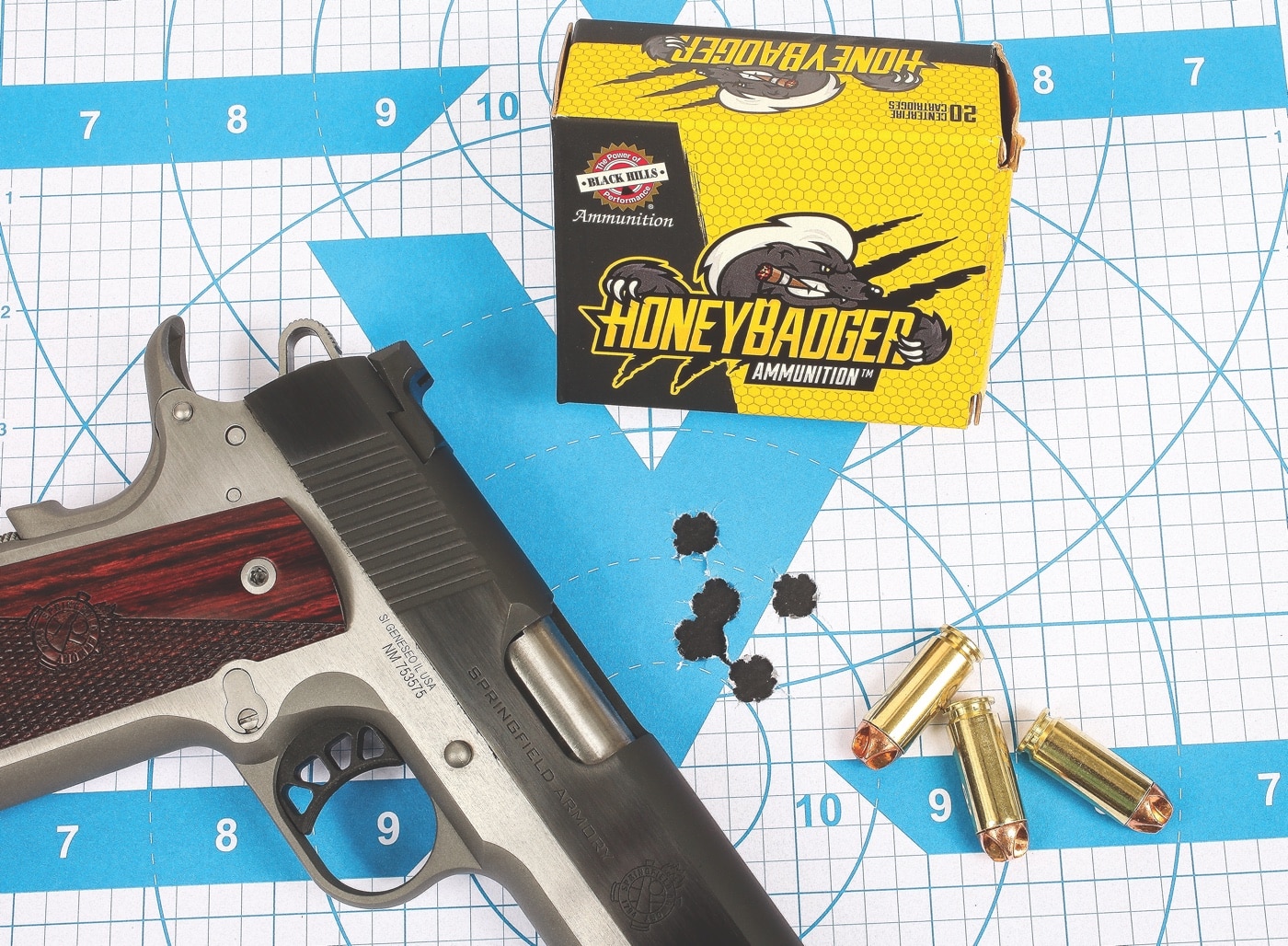 springfield ronin test black hills honeybadger ammo accuracy test performance