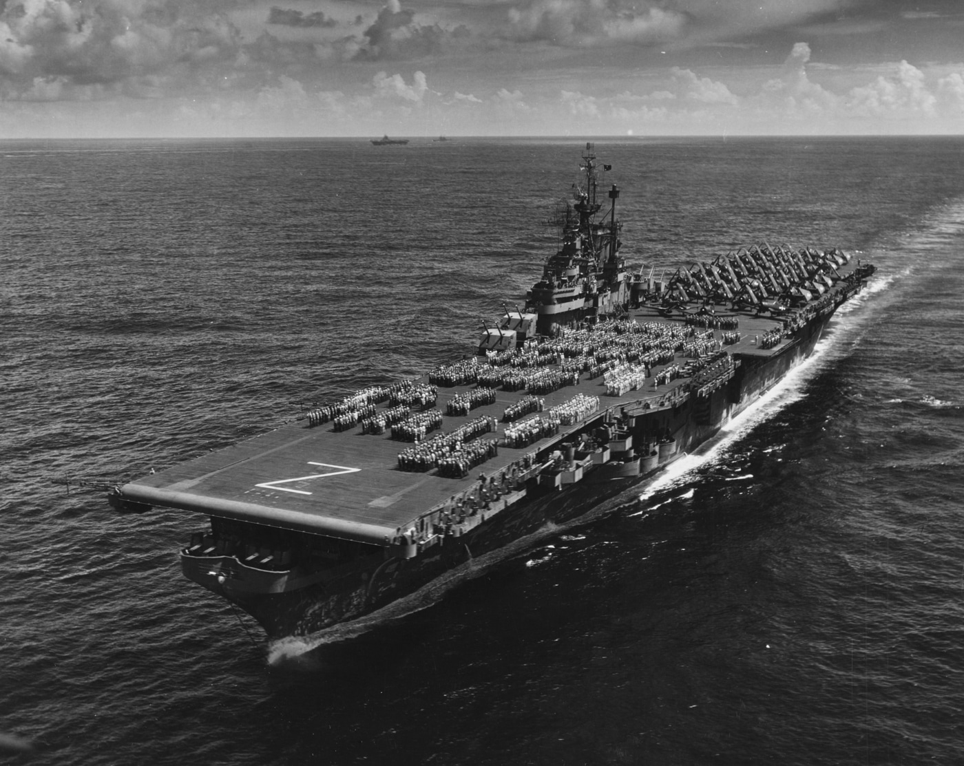 uss shangri-la cv-38 essex class aircraft carrier history us navy