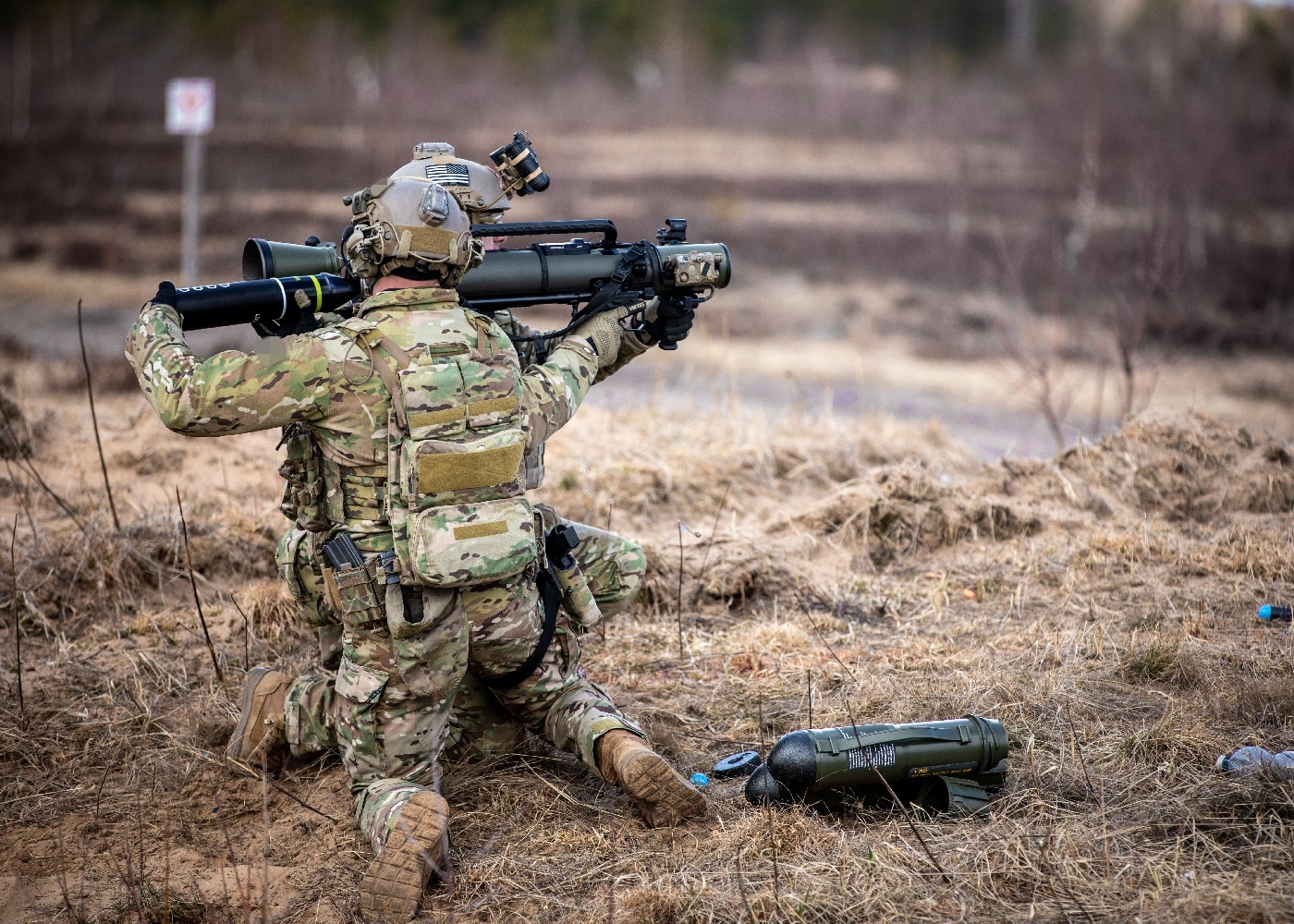 US Army 10th SF Green Berets firing M3E1