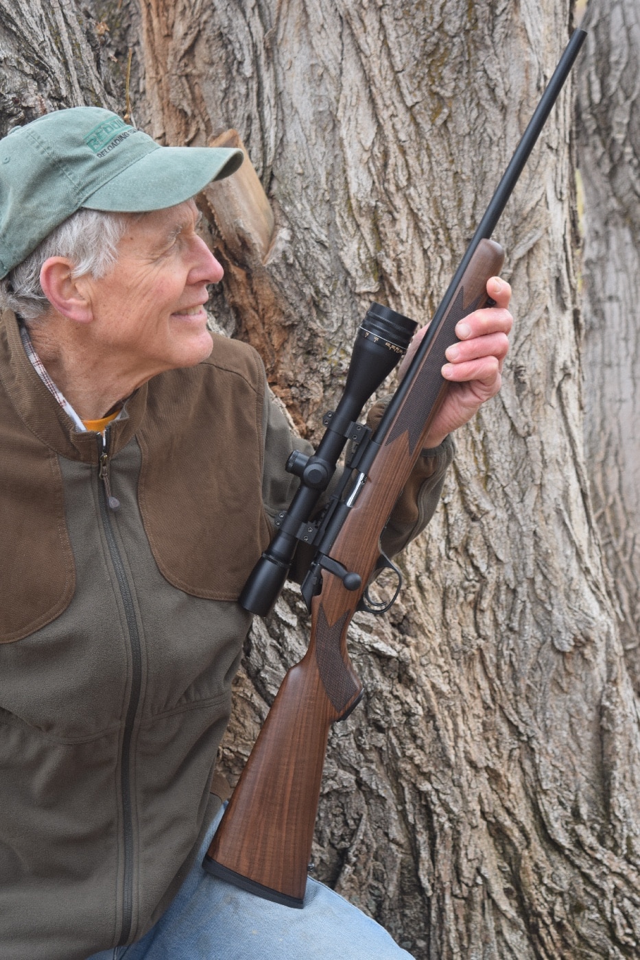 author holding the Springfield Armory Model 2020 rimfire classic