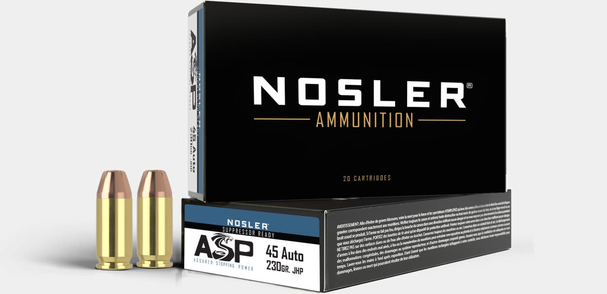 Nosler .45 ACP 230 gr. JHP ASP