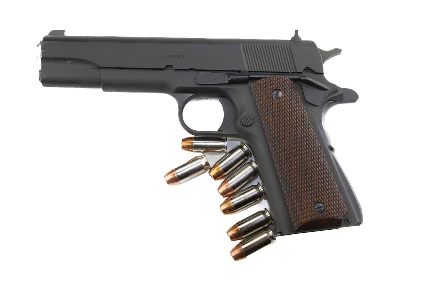 This photo is an author made representation of carry in Condition 3. The reason many people like this way to carry the 1911 is because of Israel. To prevent problems with a range of questionably made firearms to contend with, the Israeli Army adopted this as the carry conditions of readiness for defensive use. This prevents many of the issues associated with half-cock and worn out sears. It does require running the pistol slide after drawing it from a handgun holster.