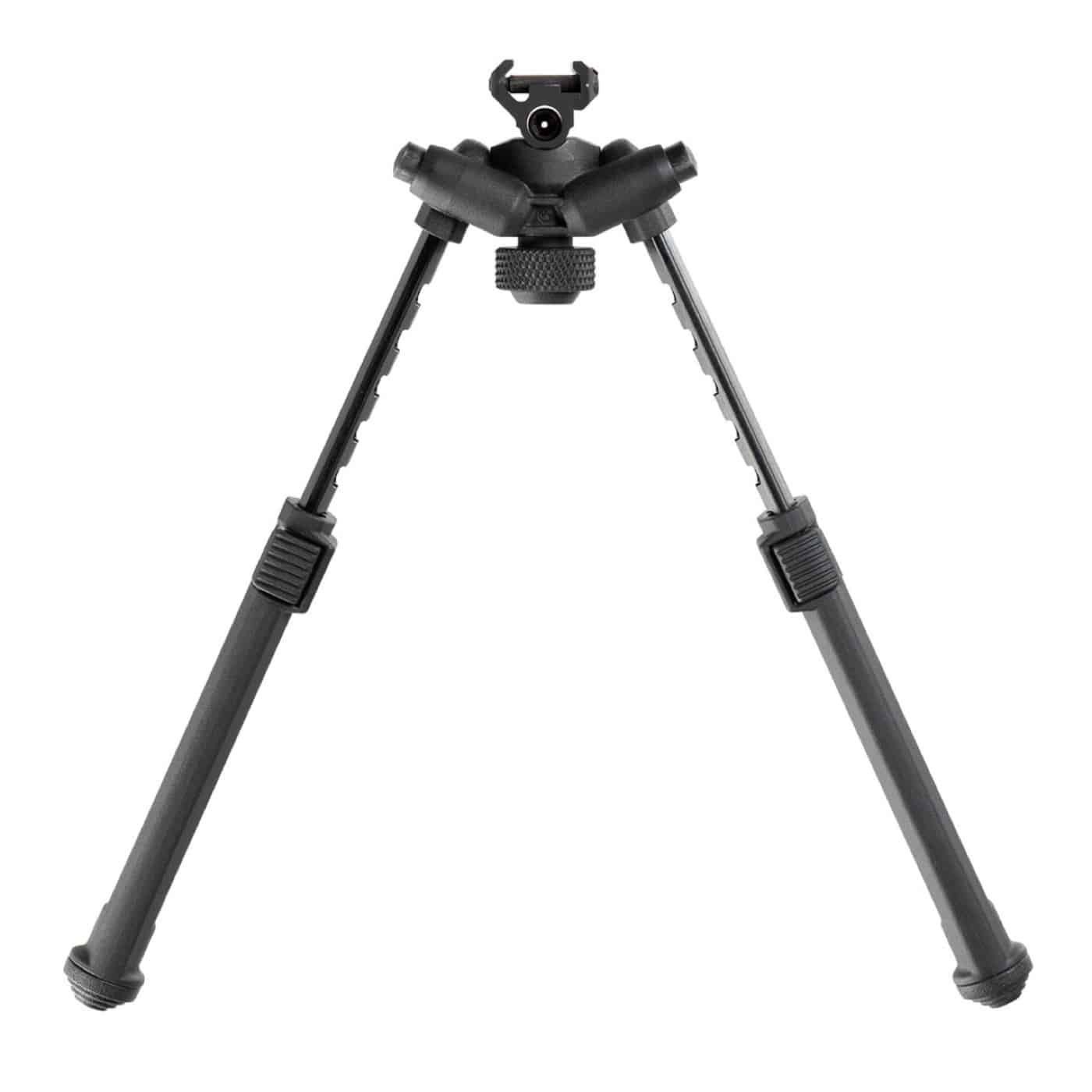 Shown here at maximum extension, the Magpul bipod legs offer a significant amount of adjustment.