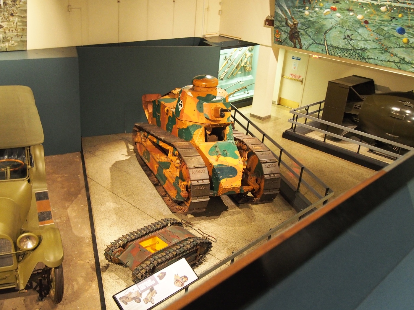 French Renault FT tank in museum