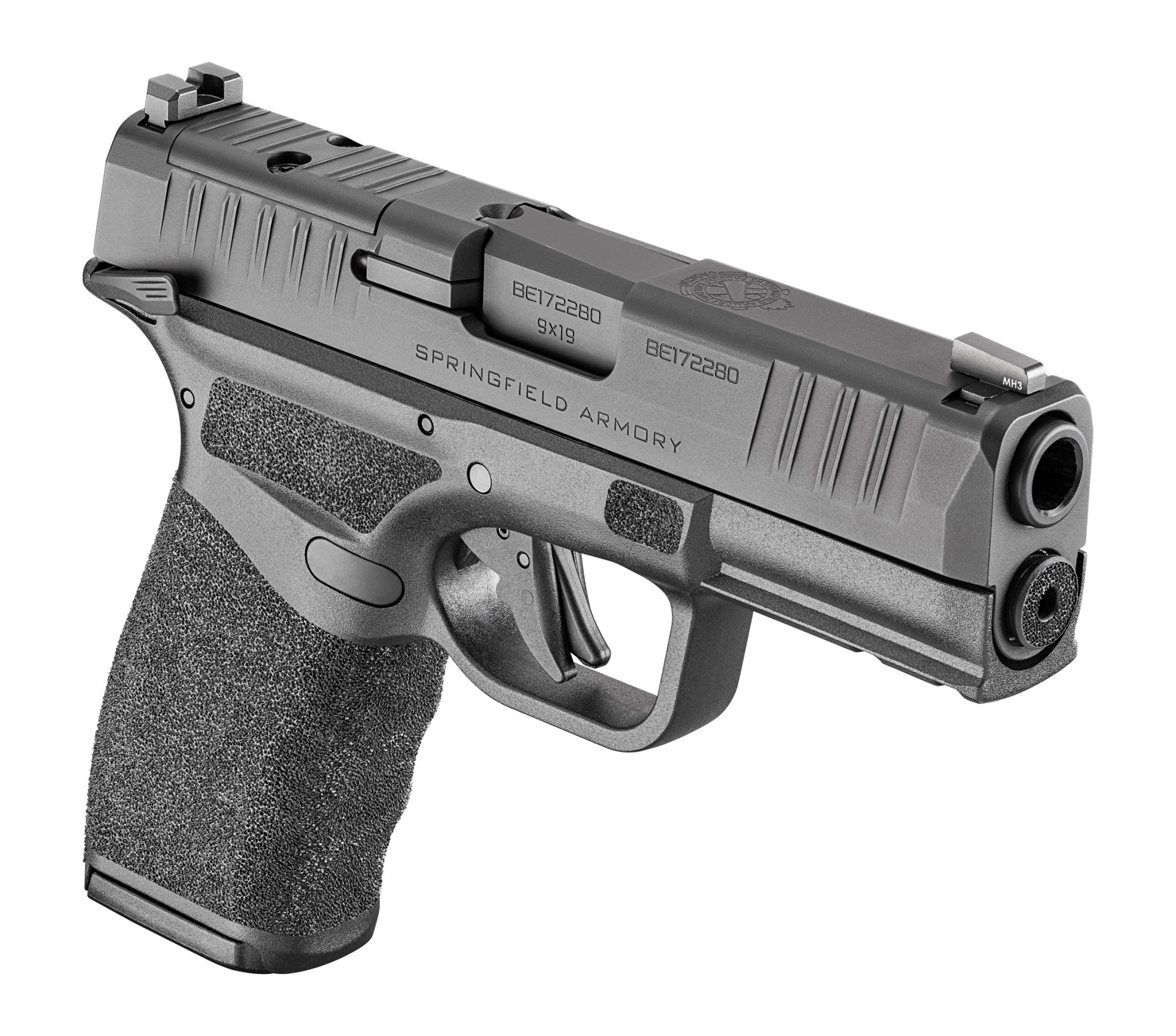 If you like a pistol with a thumb safety, Springfield Armory has you covered. The Hellcat Pro is available with an ambidextrous manual safety.