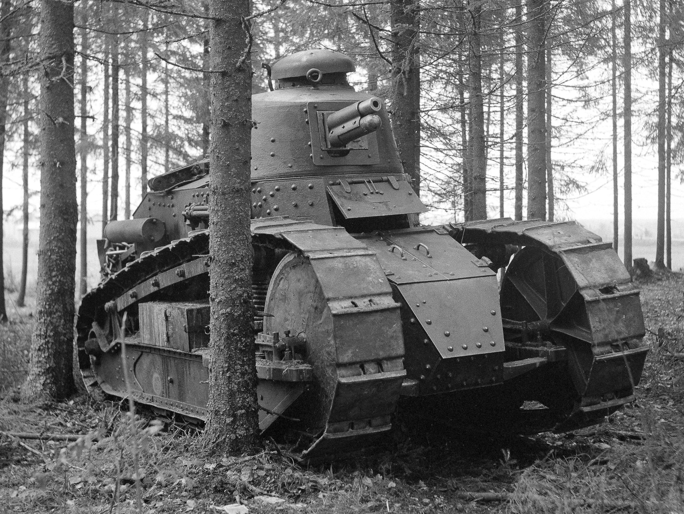 Renault FT 17 with 37mm Puteaux cannon in Finland