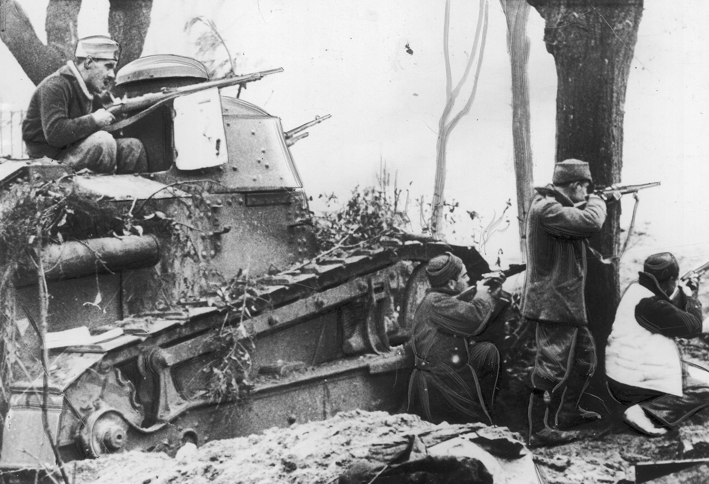 Renault FT tank in Spanish Civil War