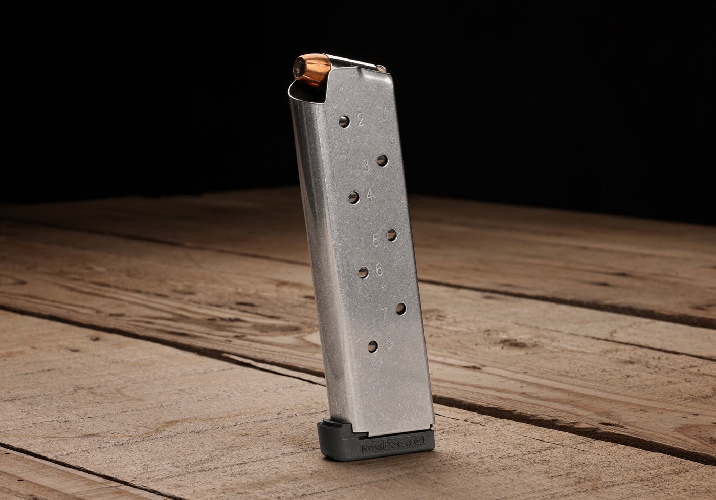 Never Unarmed 1911 Eight-Round Stainless Magazine