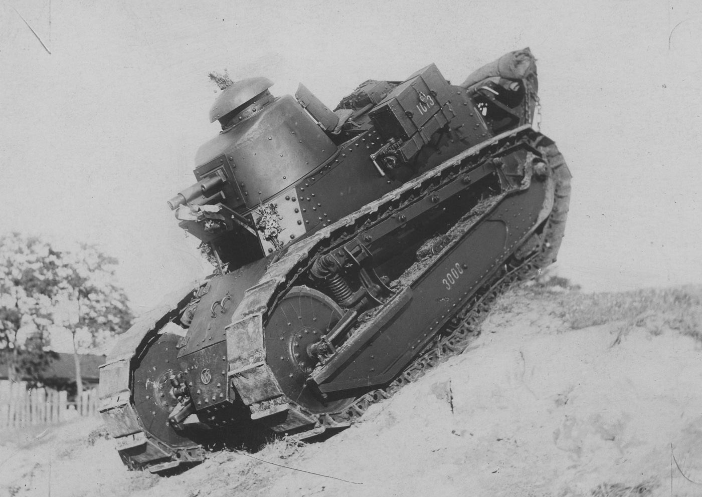 testing the Renault FT tank