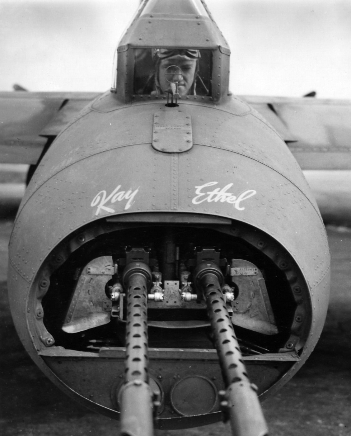 B-17 tailgunner position