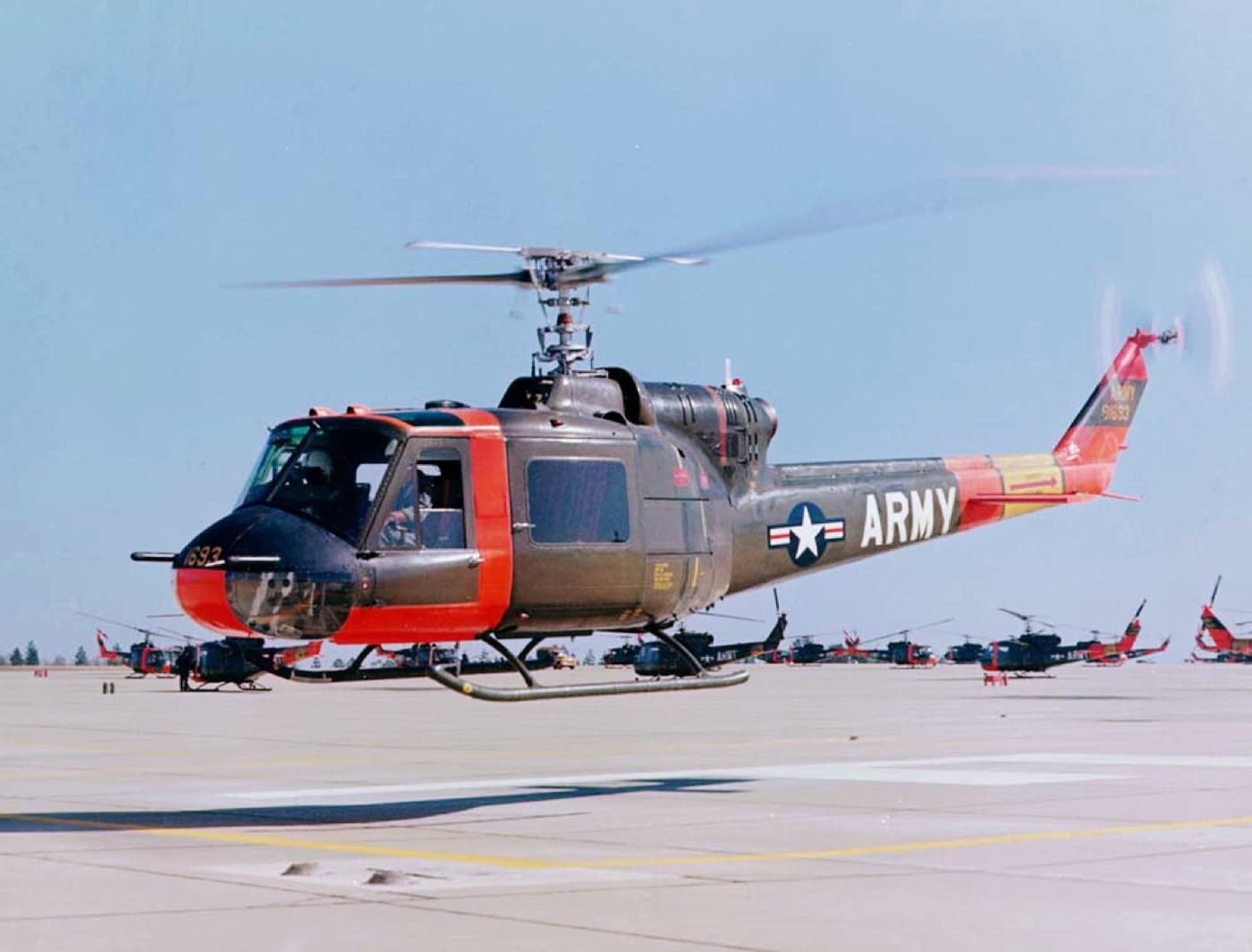 Shown here is one of the first production Bell Model 204 helicopters delivered to the United States military. The Army designated it as the HU-1, but redesignated it as the UH-1 in 1962. It deserves a central place in the Army Aviation Museum. 