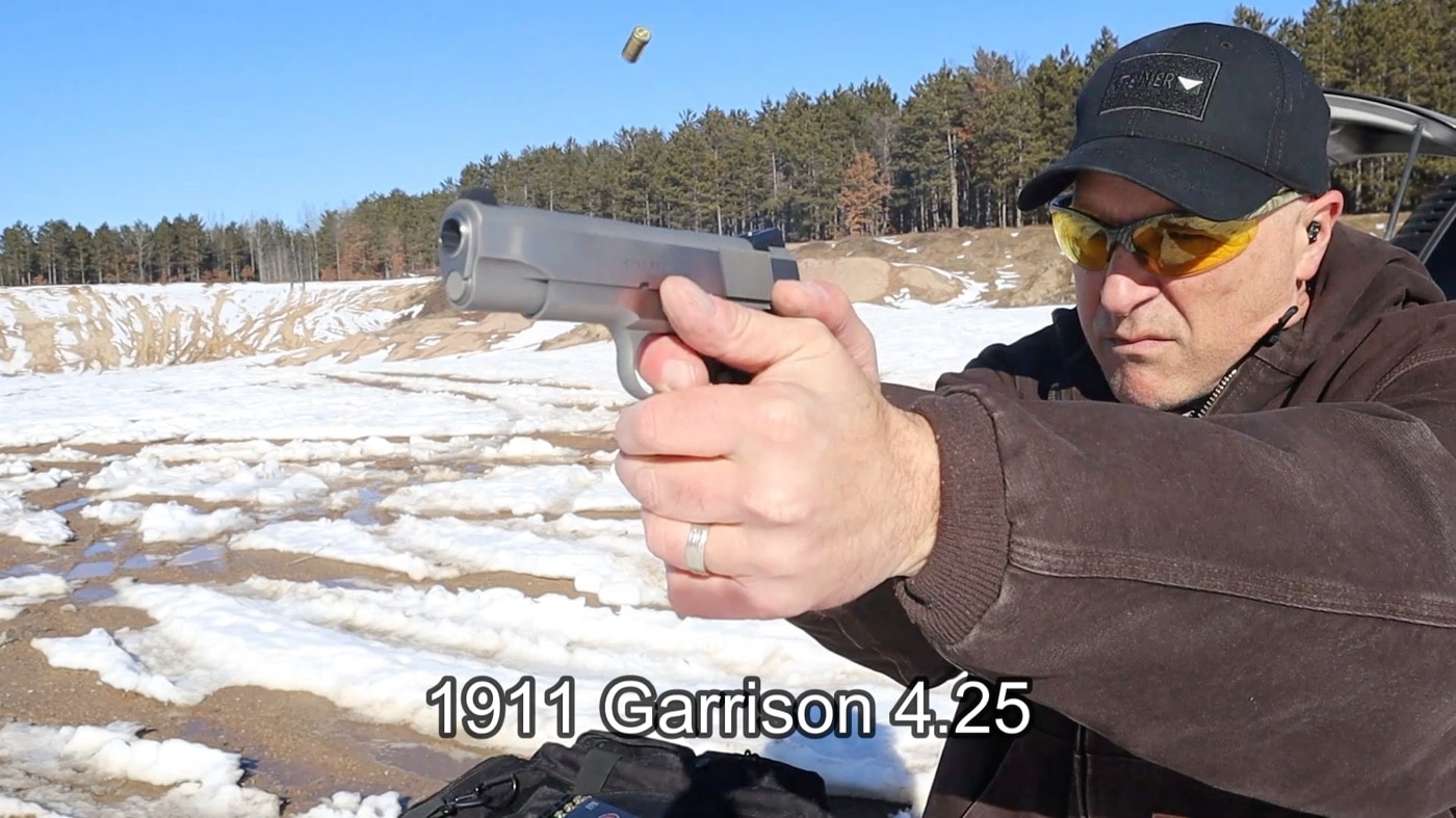 Garrison vs Emissary M1911 pistol semi-automatic pistol accuracy and precision military equipment