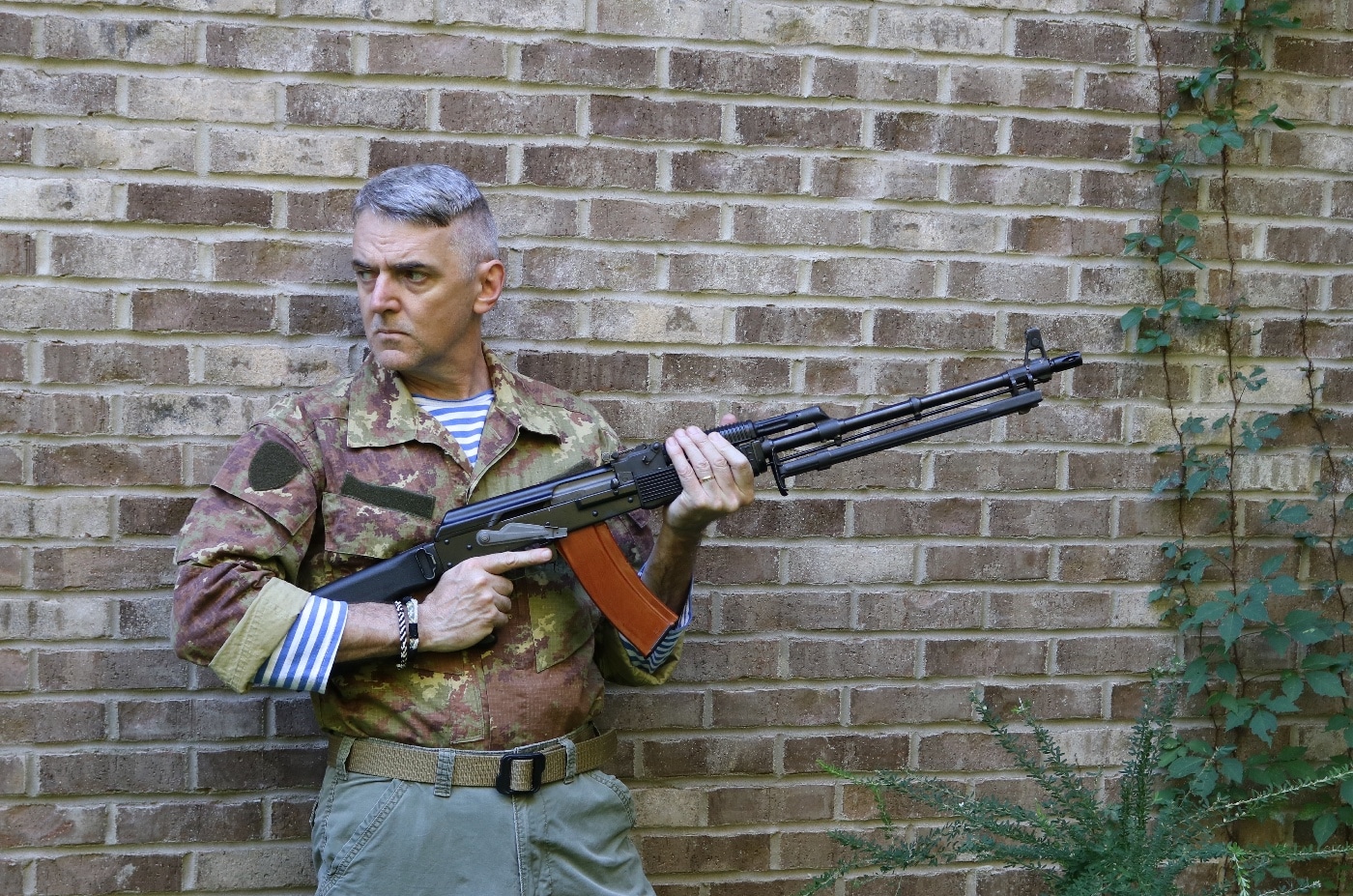 author with RPK-74
