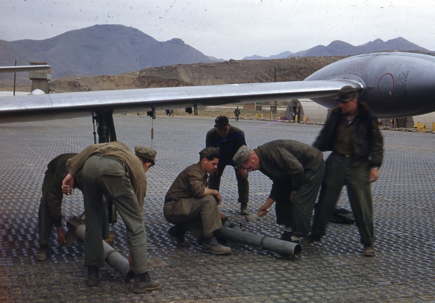 fitting rockets to the F-84