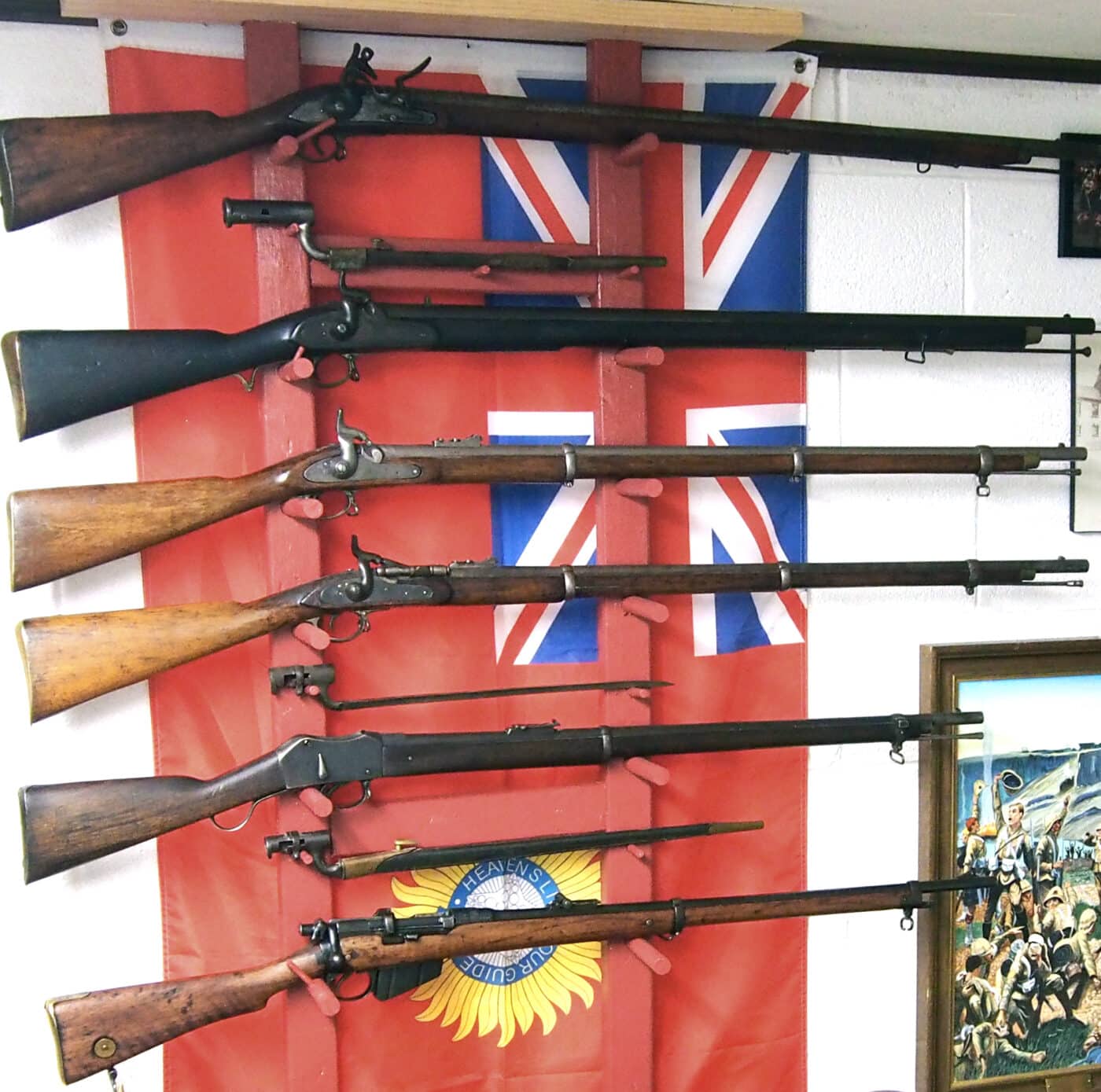 English gun display